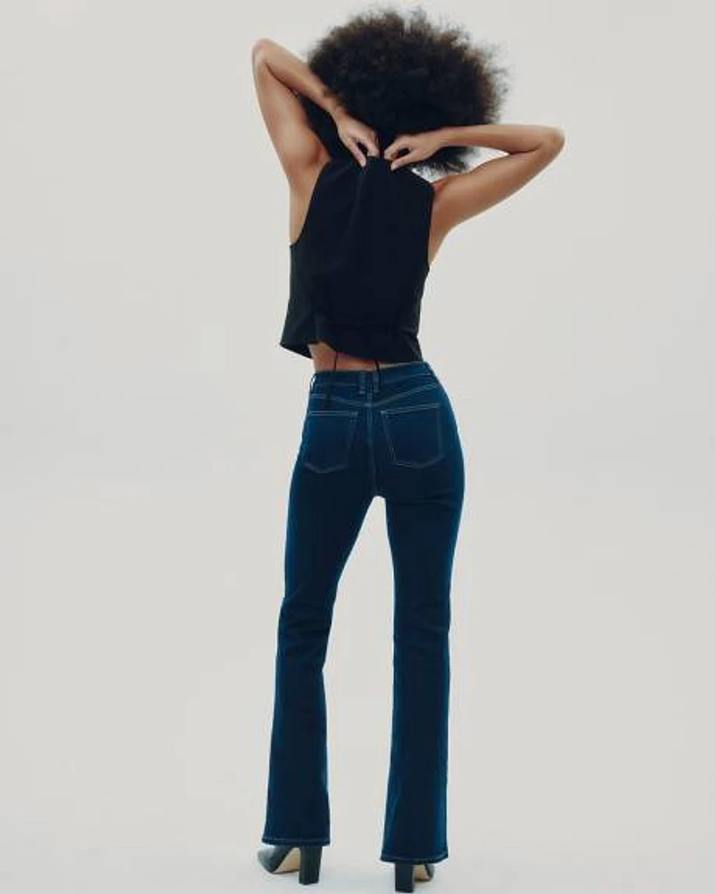 Boot-Leg Mid-Rise Jean