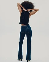 Boot-Leg Mid-Rise Jean