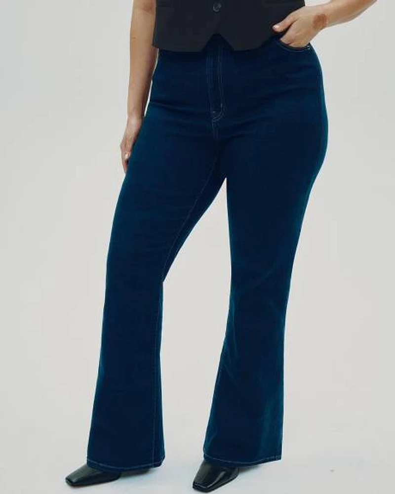 Boot-Leg Mid-Rise Jean