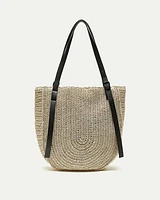 Sac fourre-tout en paille