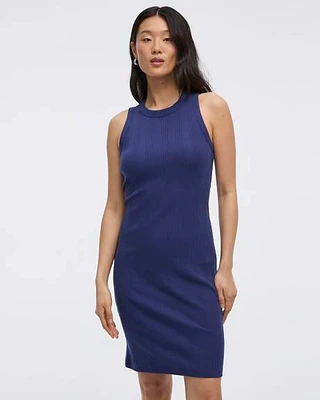 Sleeveless Bodycon Ribbed Dress