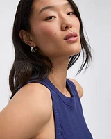 Sleeveless Bodycon Ribbed Dress