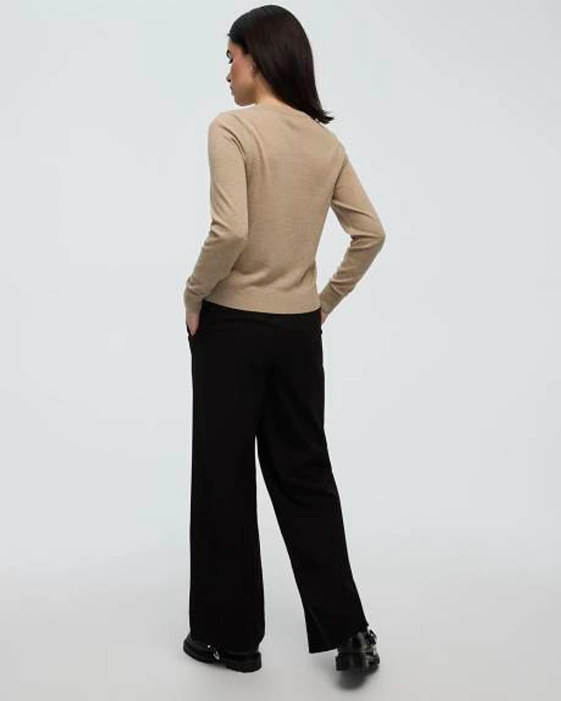 Crew Neck Cardigan