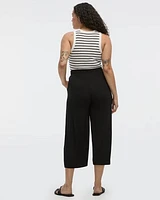 Stretch Pull-On Gaucho Pants