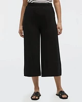 Stretch Pull-On Gaucho Pants