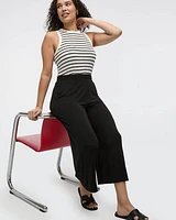 Stretch Pull-On Gaucho Pants