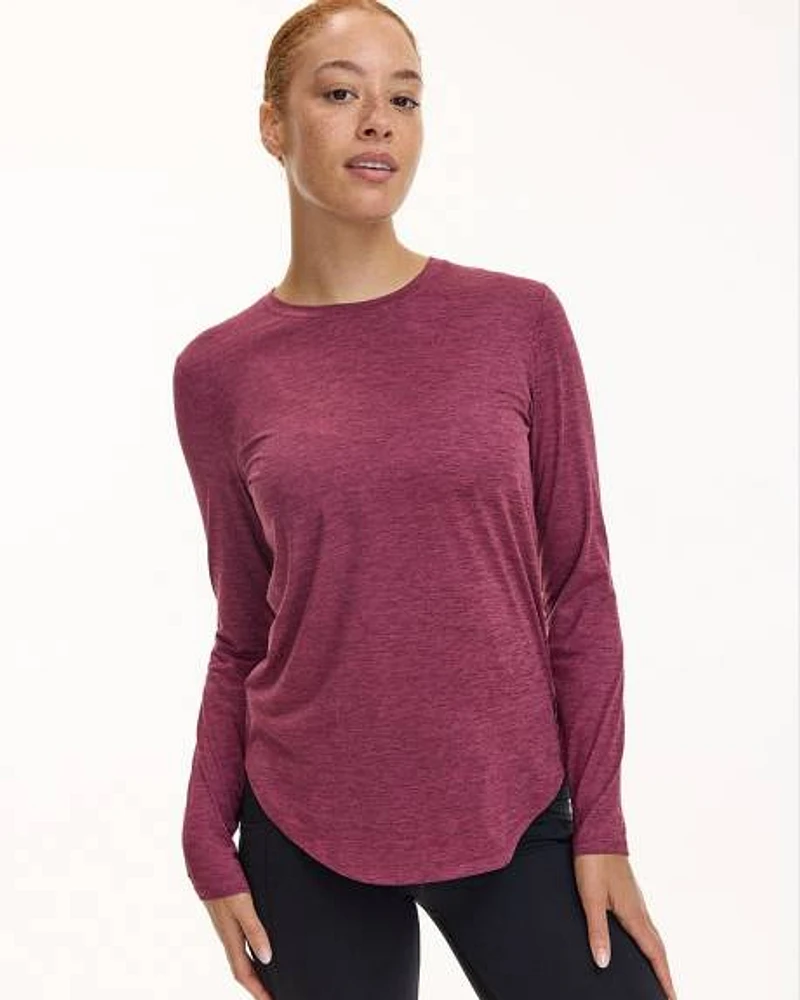 Long-Sleeve Crew-Neck Tee