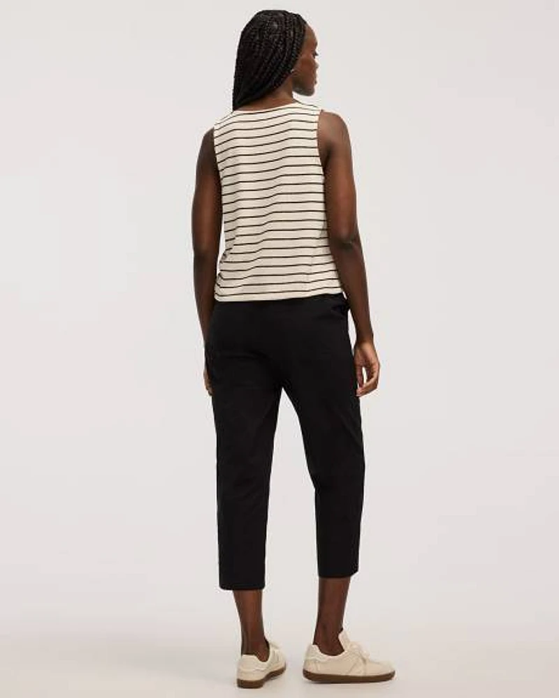 Striped Knit Vest