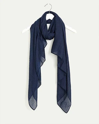 Solid Textured Scarf