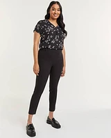 Pantalon cheville étroit à taille haute L'Iconique – Petite