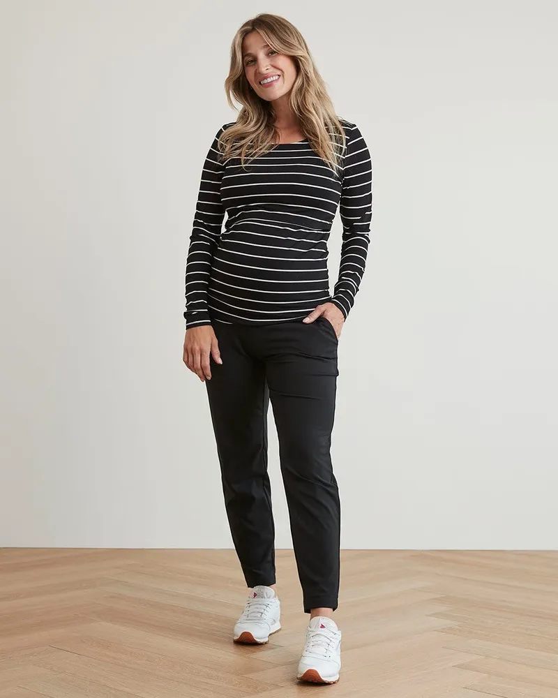 RW&CO. - French Terry Ankle Jogger Pant Thyme Maternity