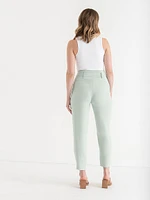 Cameron Belted Tapered Leg Pant