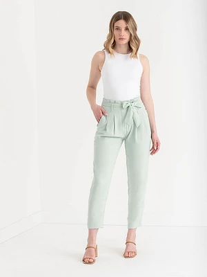 Cameron Belted Tapered Leg Pant