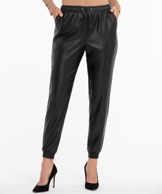 Faux Leather Jogger | Rickis