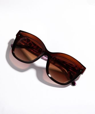 Purple Leopard Side Sunglasses | Rickis