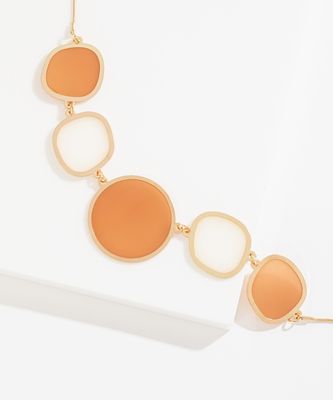 Gold Statement Circle Necklace | Rickis