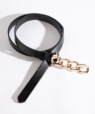 Thin Chain Buckle Belt | Rickis