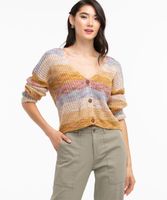 Space Dye Button Front Cardigan | Rickis
