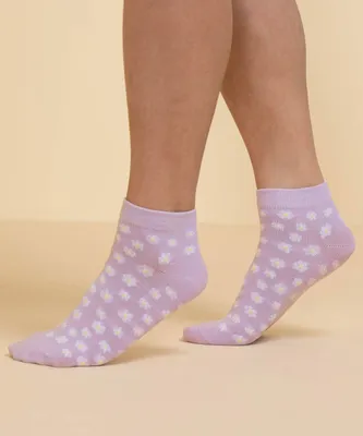 Daisy Print Ankle Socks | Rickis