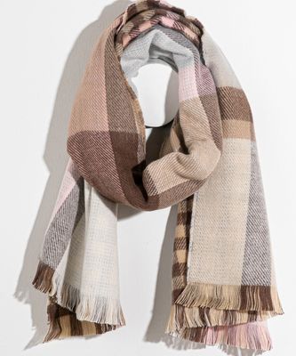 Reversible Plaid & Checkered Scarf | Rickis
