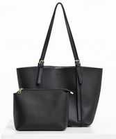 Faux Leather Tote Bag With Pouch | Rickis