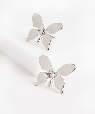Silver Butterfly Earring | Rickis