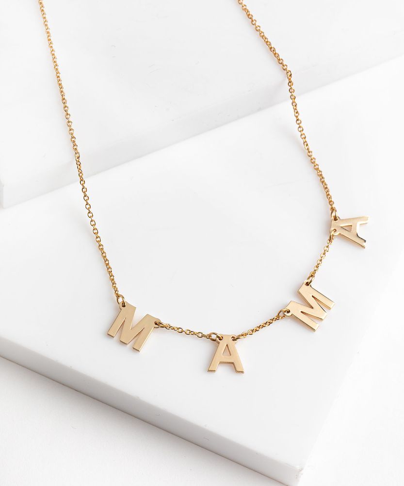 Mama Distant Letter Necklace | Rickis