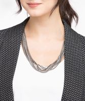 Silver Multi Chain Necklace | Rickis