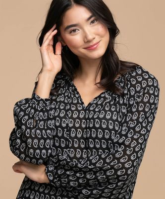 Long Sleeve Peasant Blouse | Rickis