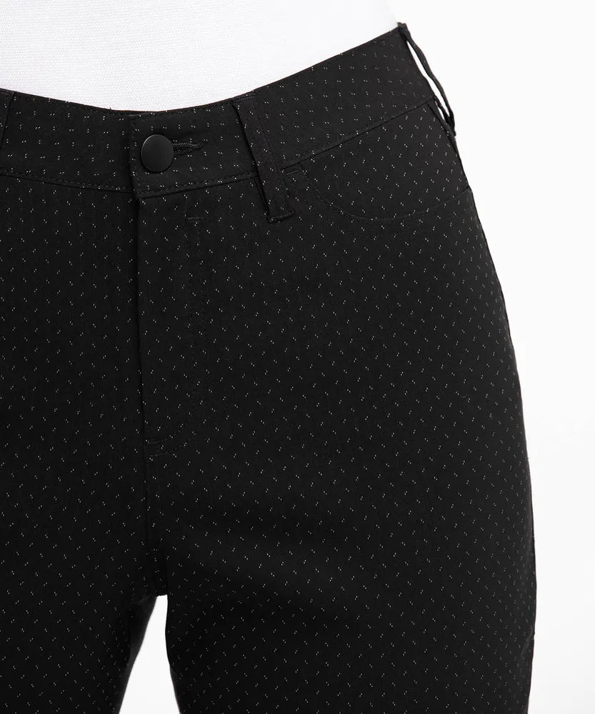 Dotted Microtwill 5-Pocket Skinny Leg