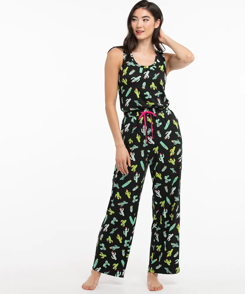 Cactus Pull-On Pajama Pant