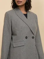 Double Breasted Wool Blazer