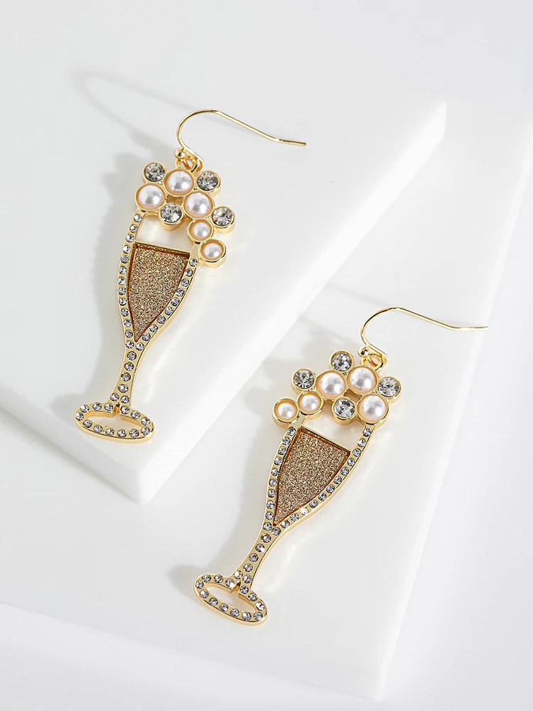 Champagne Dangle Earrings