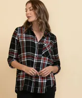 Long Sleeve Plaid Shirt