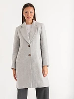 Kennedy Herringbone Wool Coat