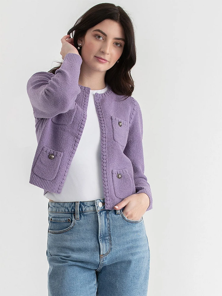 Boucle Sweater Jacket