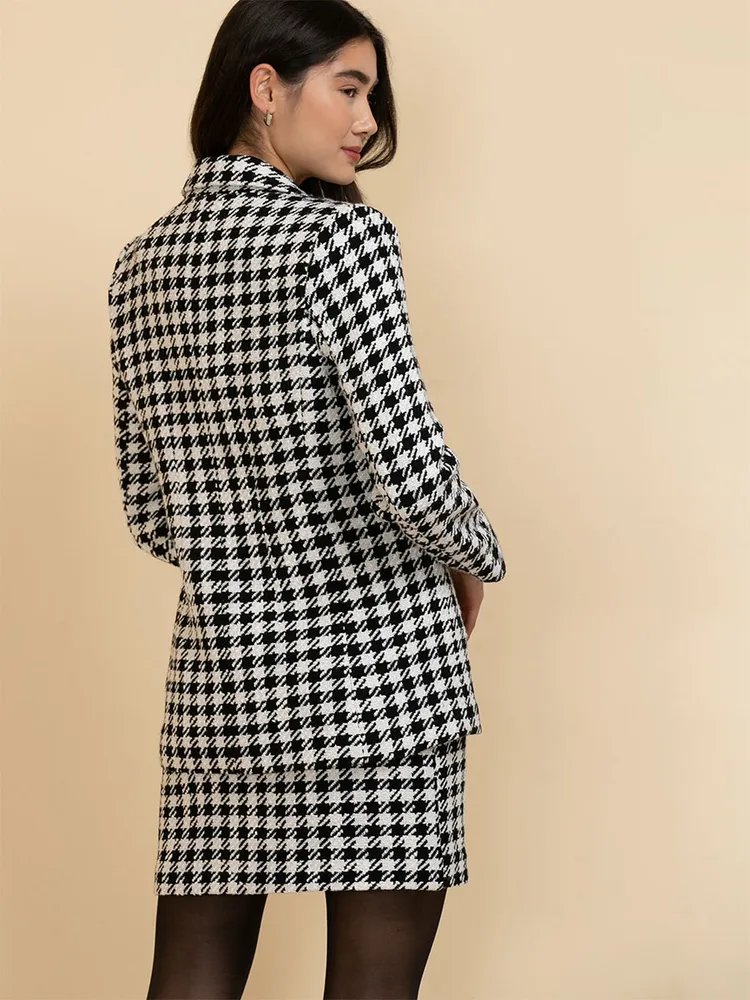 Houndstooth Blazer