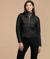 Quilted Zip Front Jacket