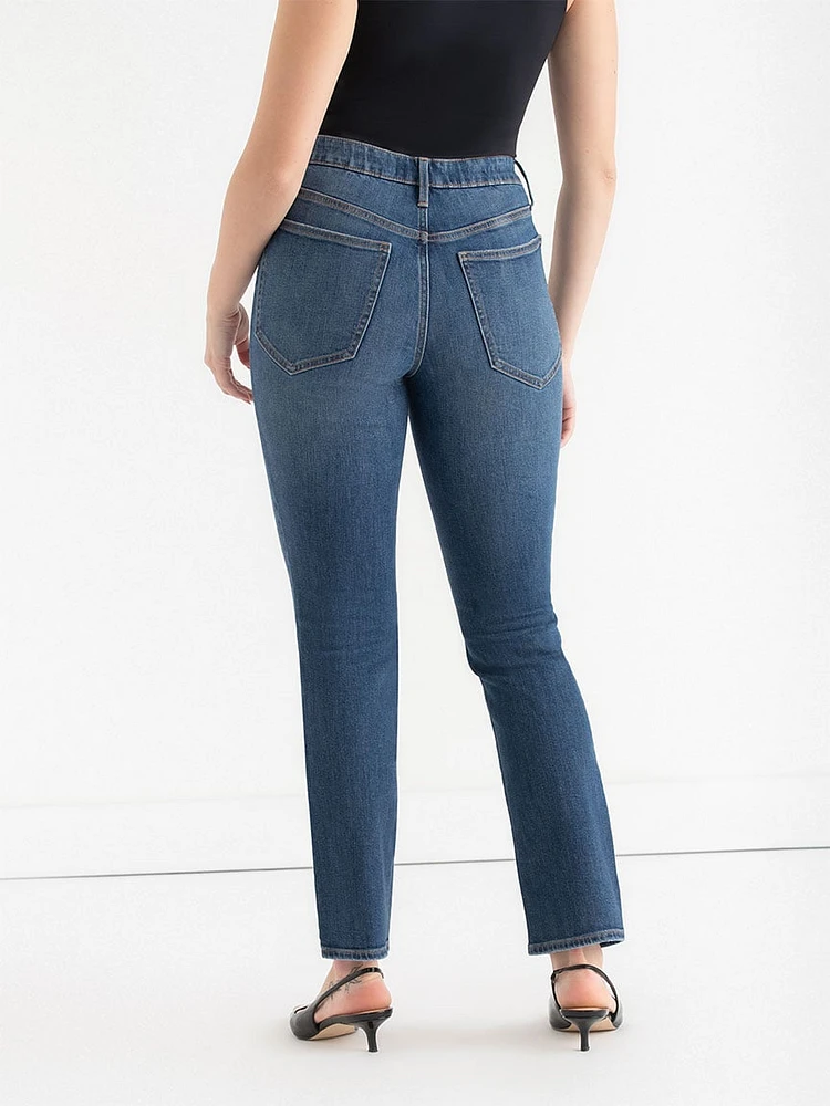 Stevie High Rise Straight Leg Jeans