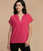 Short Sleeve Henley Top