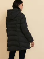 Carlyn Coat with Detachable Fur & Hood