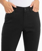 Dotted Microtwill 5-Pocket Skinny Leg