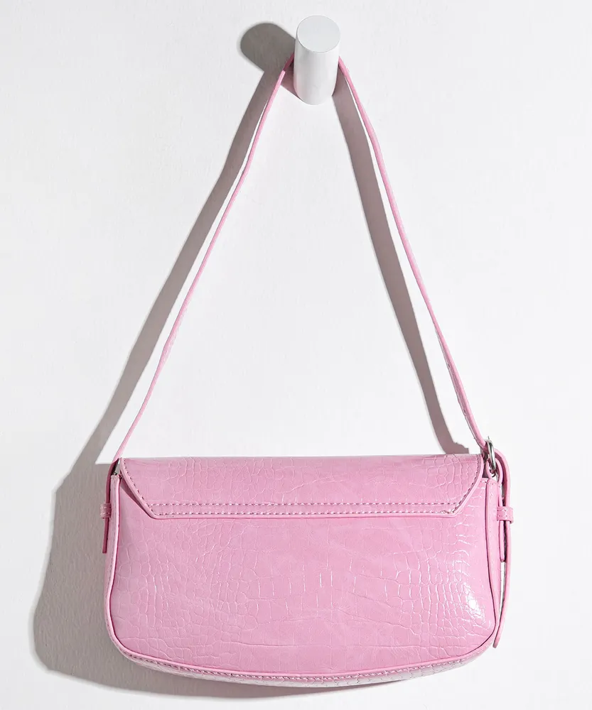 Croco Shoulder Bag