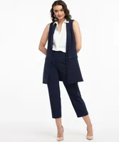 Scuba Crepe Straight Crop Pant