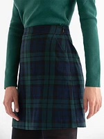 Wool-Blend Mini Skirt