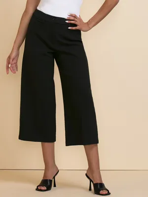 Maxwell Wide-Crop Pant Premium Gabardine