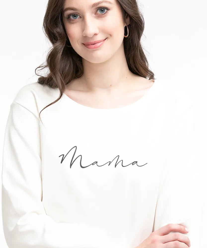 Cotton Blend French Terry Pullover
