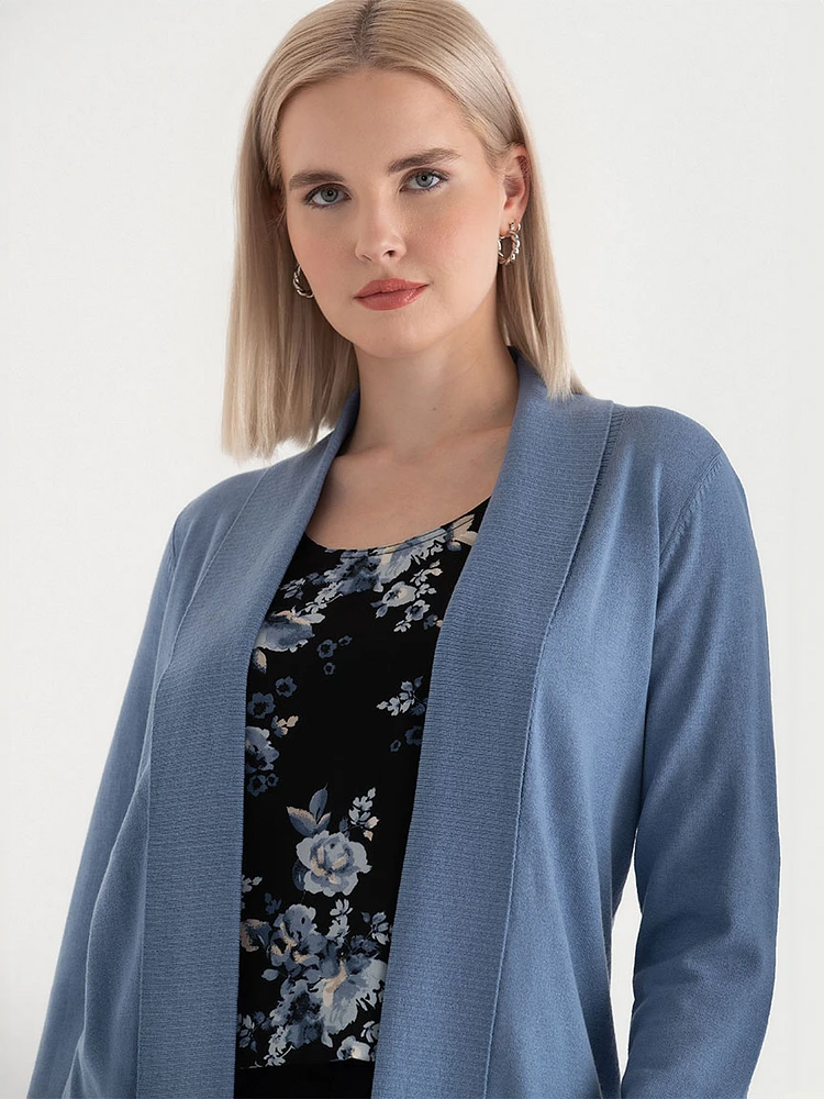 Cashmere Open Cardigan