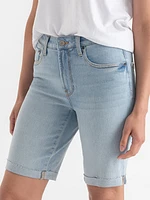 Stevie Bermuda Jean Shorts