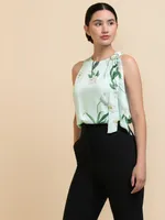 Sleeveless Ring Shoulder Blouse